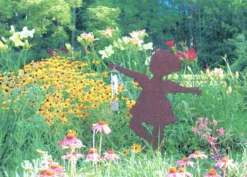 "Girl In The Garden" by Shirley J. Steiner, Richland Center WI - Photography